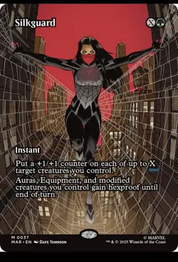 SILKGUARD mtg NM-M Spider-Man Marvel Universe Mythic - Image 1