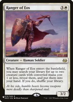 MTG Magic the Gathering Ranger of Eos (MM3-19/2869) The List LP - Image 1