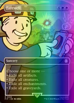 MTG Magic the Gathering Farewell (353/1189) Fallout NM FOIL - Image 1