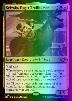 MTG Selvala, Eager Trailblazer (231/441) Outlaws of Thunder Junction LP FOIL - Image 1