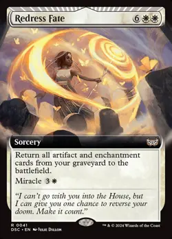 MTG Redress Fate (41/402) Duskmourn House of Horror Commander NM - Image 1