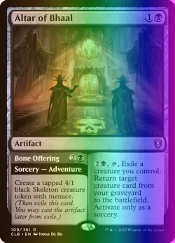 MTG Altar of Bhaal (109/1080) Commander Legends Battle for Baldur's Gate LP FOIL - Image 1