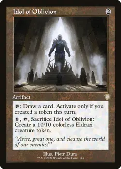 MTG Idol of Oblivion (144/240) The Brothers' War Commander LP - Image 1