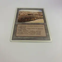 MTG Strip Mine LP English Fourth Edition 1995 White Border Land Destruction - Image 2