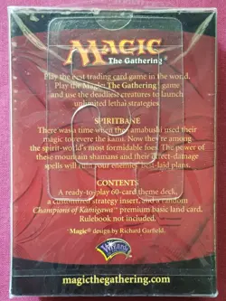 Magic The Gathering CHAMPIONS OF KAMIGAWA SPIRITBANE New Sealed Theme Deck MTG - Image 2