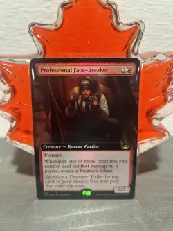 Professional Face-Breaker (Extended Art) Streets of New Capenna Foil Rare NM MTG - Image 1