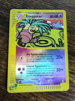 Pokemon Exeggutor 13/147 Reverse Holo Rare Aquapolis - Image 1