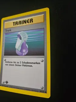 Pokemon Base Set 1st Edition German Potion (Trank) 94/102 Shadowless - Image 4