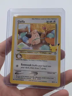 Pokemon Celebrations 25th Anniversary 20/111 Cleffa Holo Rare NM-M Pack Fresh - Image 1