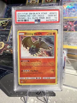 Shining Ho-Oh SM70 Gem Mint PSA 10 Pokemon Shining Legends - Image 1