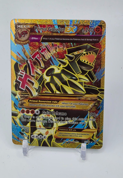 Custom SPARKLING GOLD HOLO Primal Groudon Ex READ DESCRIPTION BELOW - Image 1