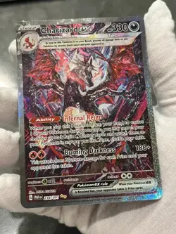Pokemon TCG Charizard ex 234/091 Paldean Fates Special Illustration Rare DMG - Image 3