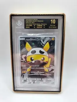 Pokemon BGS10 Black Label Pretend Team Skull Pikachu FA Promo 2016 013SM-P JPN - Image 1