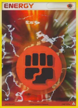 Pokemon Fighting Energy (110/115) Holon Phantoms LP HOLO - Image 1