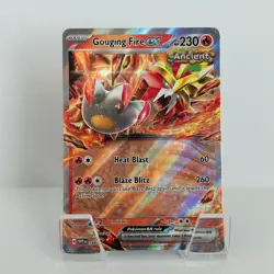 Gouging Fire ex Pokemon Scarlet & Violet SVP 144 Holo Black Star Promo NM - Image 1