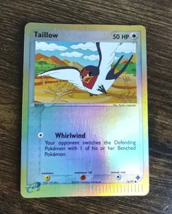 Taillow 76/97 EX Dragon Reverse Holo Rare 2003 Pokemon - Image 1