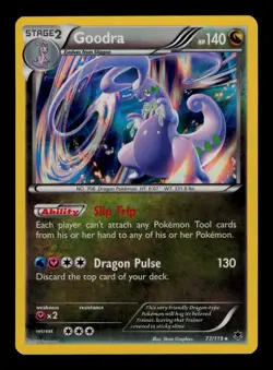 Goodra 77/119 Holo - MP - Phantom Forces, XY Pokemon - Image 1