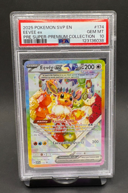 PSA 10 Eevee ex #174 SVP Promo Pokemon Prismatic Evolutions Super Premium Coll. - Image 1