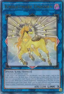 Knightmare Unicorn - RA01-EN043 - Ultimate Rare - Rarity Collection - Yugioh - Image 1
