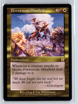 (2x) POWERSTONE MINEFIELD - Apocalypse - MTG Magic the Gathering Card - Rare - Image 1
