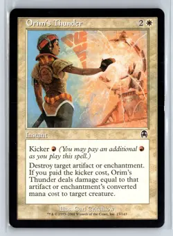 (2x) ORIM'S THUNDER - Apocalypse - MTG Magic the Gathering Card - Common - Image 1
