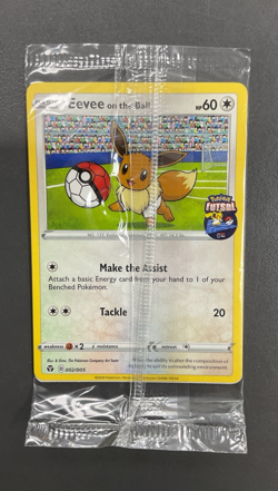 Eevee On The Ball 002/005 Exclusive Futsal Promo Pokemon Card TCG Factory Sealed - Image 1