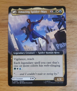 NYCC 2025 Magic The Gatherng Amazing Spider-Man/Peter Parker Promo Card - Image 1