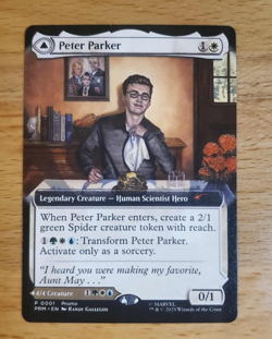 NYCC 2025 Magic The Gatherng Amazing Spider-Man/Peter Parker Promo Card - Image 2