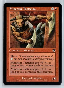 (2x) MINOTAUR TACTICIAN - Apocalypse - MTG Magic the Gathering Card - Common - Image 1