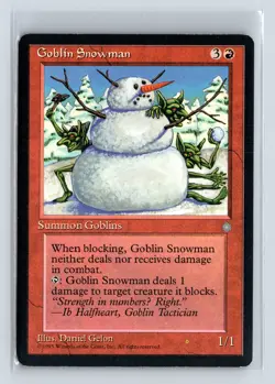 (2x) GOBLIN SNOWMAN - MTG Magic the Gathering Card - Ice Age - Uncommon - Image 1