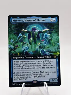 Mysterio, Master of Illusion 0253 Extended Art Marvel's Spider-Man SPM MTG NM - Image 1