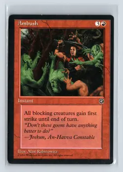 (2x) AMBUSH - MTG Magic the Gathering Card - Homelands - Common - Image 1