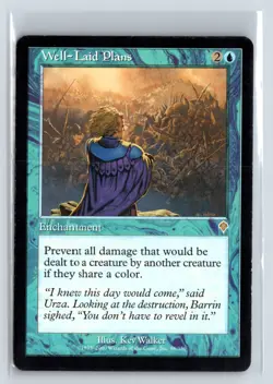 WellLaid Plans Invasion Rare - MTG Magic the Gathering Card - Image 1