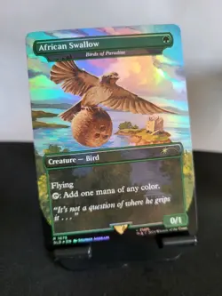 Birds of Paradise As African Swallow Foil Secret L'air NM ENG MTG - Image 1