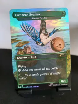 Birds of Paradise As African Swallow Foil Secret L'air NM ENG MTG - Image 2