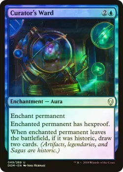Dominaria MTG Foil Curator's Ward Magic - Image 1