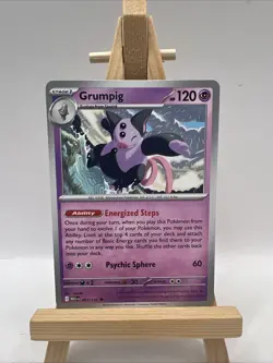 Grumpig 063/132 Non Holo Mega Evolution Uncommon Pokemon 2025 TCG Card NM - Image 1