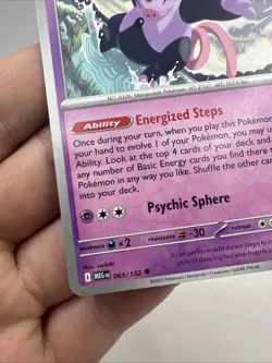 Grumpig 063/132 Non Holo Mega Evolution Uncommon Pokemon 2025 TCG Card NM - Image 5