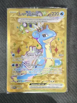 LAPRAS EX - SVP164 - SCARLET & VIOLET PROMO - POKEMON CARD - SEALED - Image 1
