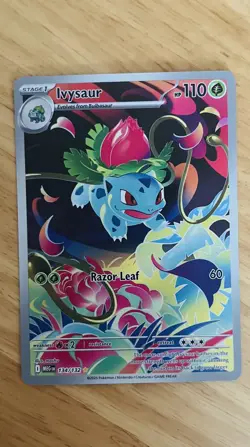Pokemon TCG - Ivysaur 134/132 Illustration Ultra Rare - Mega Evolution Base Set - Image 1