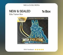 NEW Mega Evolution Pokemon TCG Elite Trainer Box ETB Lucario - In Hand ✅ - Image 1