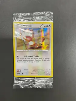 Meowth Holo - XY Generations - 20th Anniversary 53/83 - Pokemon Card - Sealed - Image 1