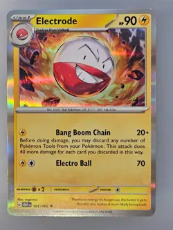 Electrode Reverse Holo NM 101/165 Scarlet & Violet 151 Pokemon Card - Image 1