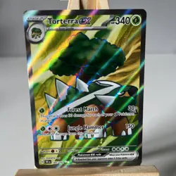 Pokemon Card Torterra EX 185/162 English NM - Image 1