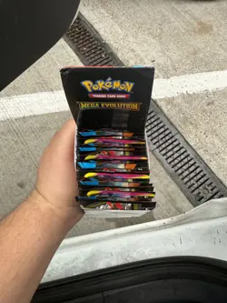 Pokemon TCG Mega Evolution Half Booster Box No Seal (18 packs) In Hand/Fast Ship - Image 3
