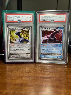 2007 Pokemon JPN D & P Shining Darkness Palkia & Dialga Lv. X Holo PSA 10(unlim) - Image 1