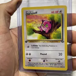 Jigglypuff 54/64 1st Edition Jungle Non Holo Rare Pokemon Card NM Vintage WOTC - Image 2