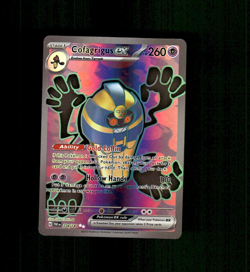 Custom Holo Cofagrigus Card Cofagrigus EX Card READ DESCRIPTION BELOW - Image 1