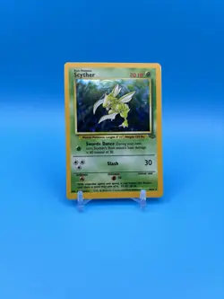 1999 Pokemon Jungle Scyther Holo Rare Card 10/64 1999 Vintage Base Set WOTC - Image 3