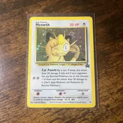 MEOWTH - #10 Black Star Promo - Holo - Pokemon Card - NM - Image 1